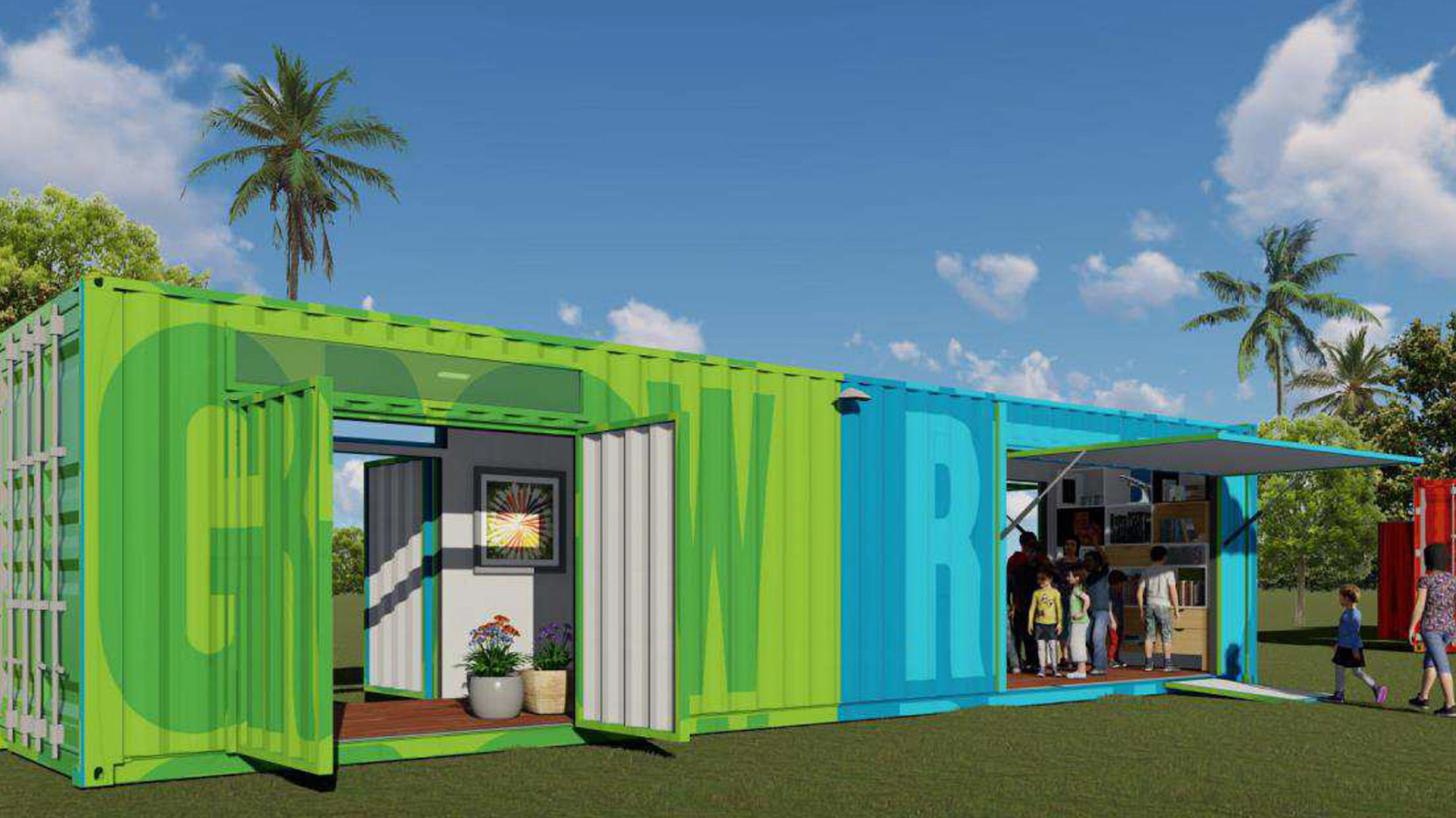 shipping container
